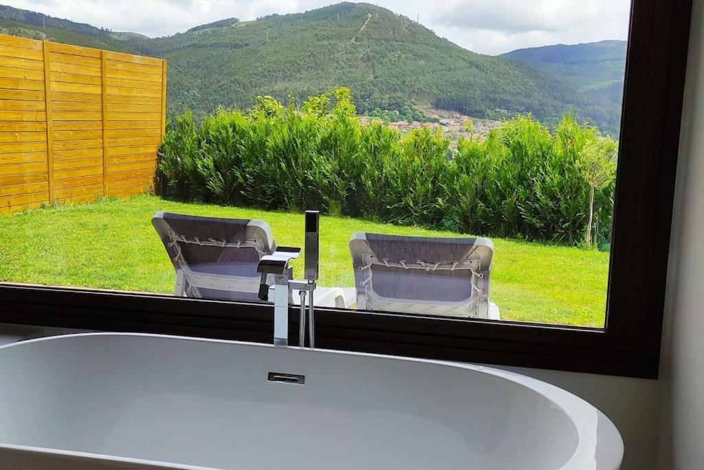 Casa Nueva De Vigo Rural Mos Con Jacuzzi Y Chimenea Para Escapada Romantica المظهر الخارجي الصورة
