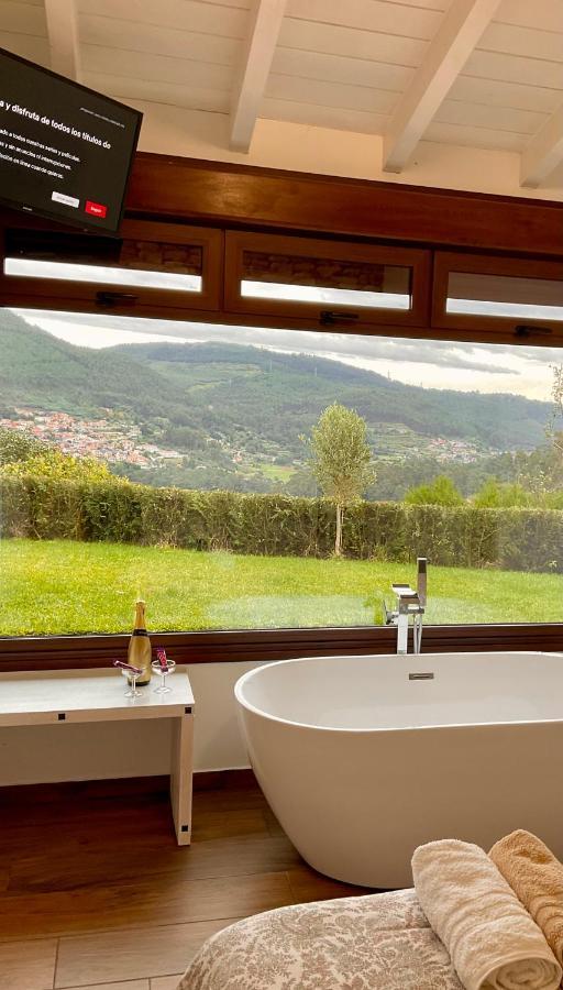 Casa Nueva De Vigo Rural Mos Con Jacuzzi Y Chimenea Para Escapada Romantica المظهر الخارجي الصورة